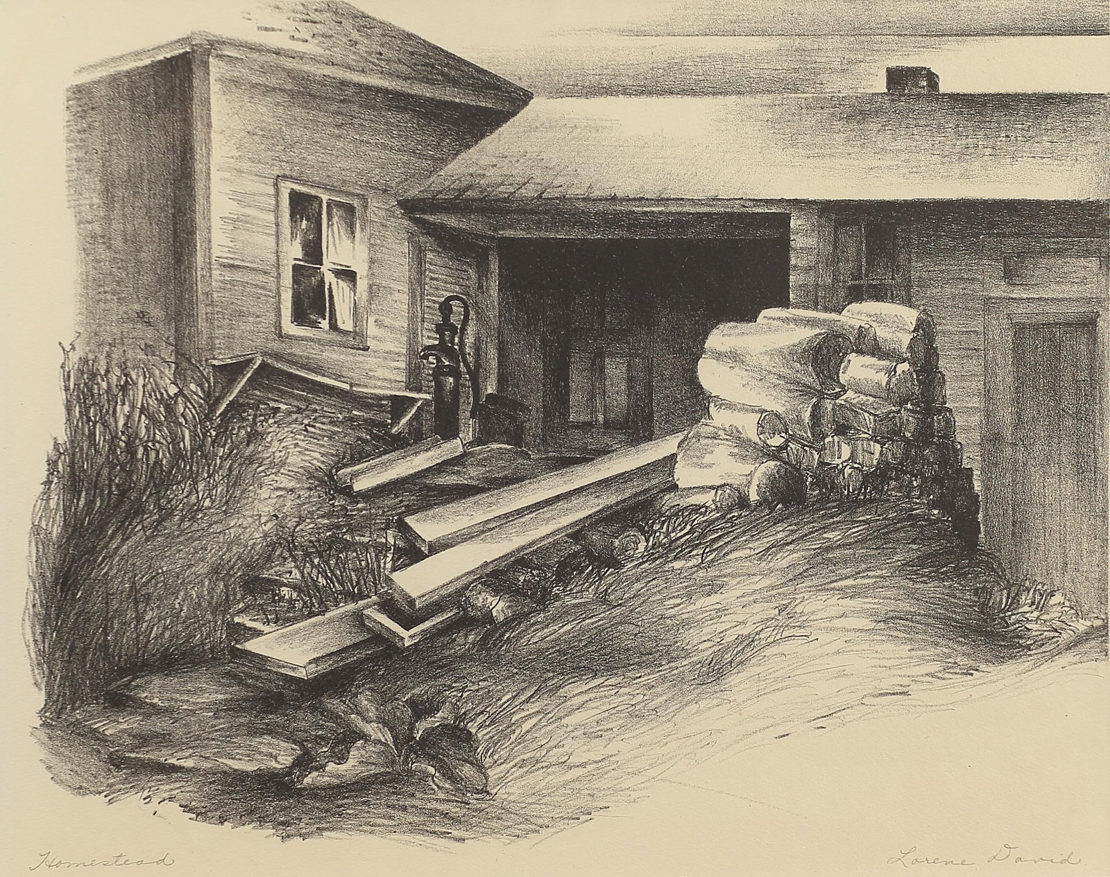 Lorene David (Am. 1897-1987), Homestead, 1940 (1 of 1)
