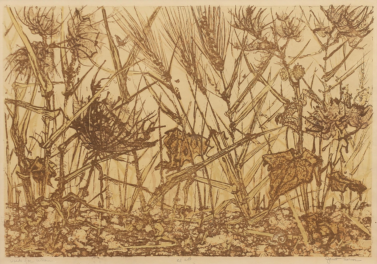 Janet Turner (Am. 1914-1988), Weeds for Whom, ed. 25 (1 of 1)