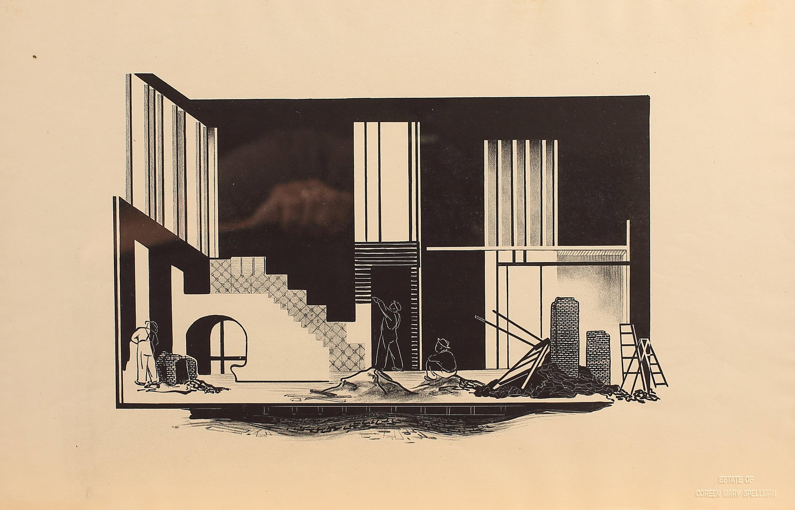 Coreen Spellman (Am. 1905-1978), Old Inge House (1 of 1)