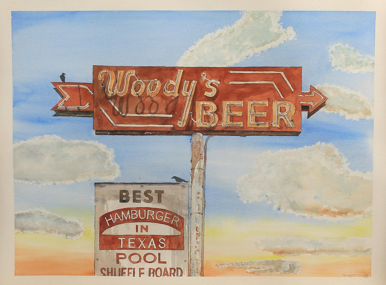 Douglas Blagg (Am. 20th/21st Cent.), Woody's Beer, Mineral Wells, TX (1 of 1)