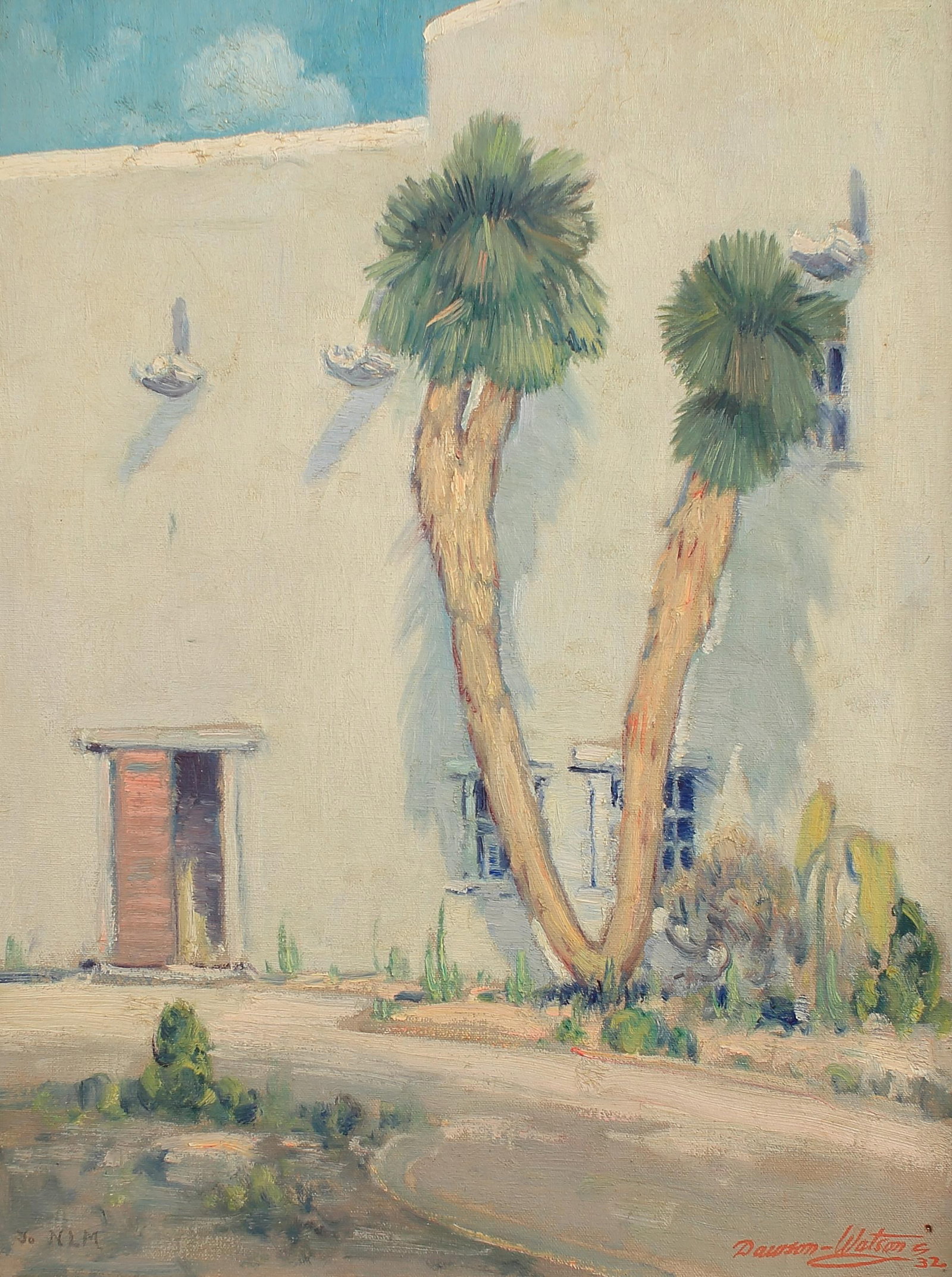 Dawson Dawson-Watson (Am. 1864-1939), Govenor's Mansion, San Antonio, TX, 1932 (1 of 1)