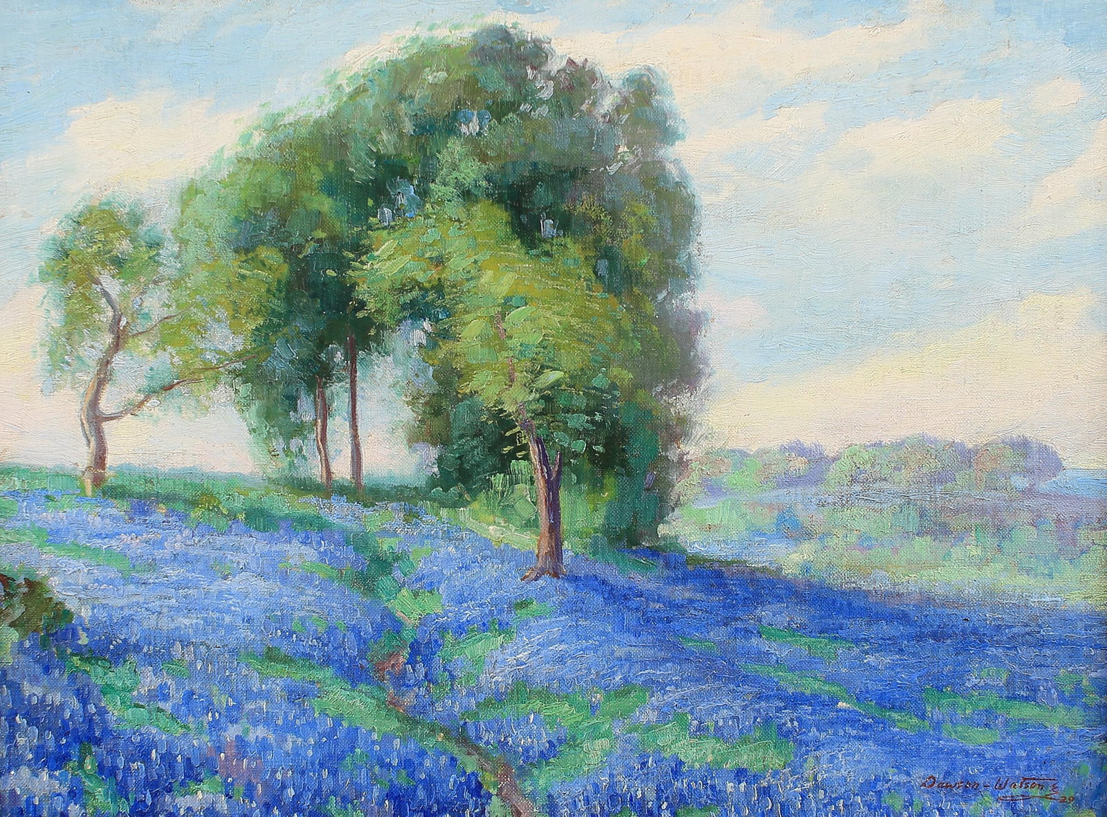Dawson Dawson-Watson (Am. 1864-1939), Afternoon Bluebonnets, 1929 (1 of 1)
