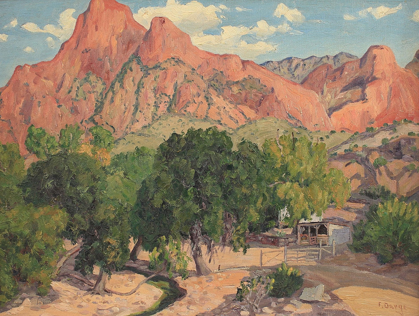 Fred Darge (Am. 1900-1978), In the Big Bend (1 of 1)