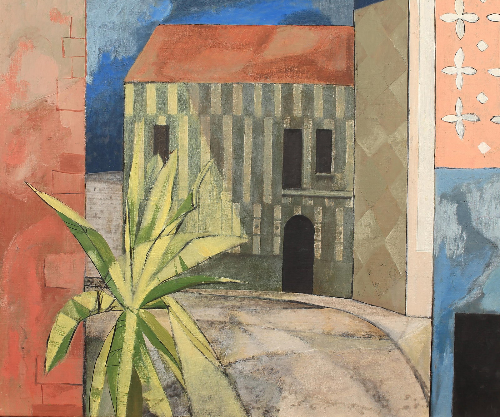 George Grammer (Am. 1928-2019), Courtyard (1 of 1)