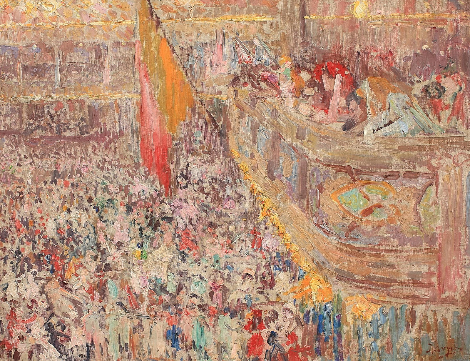 Jose Arpa (Am. 1858-1952), Festival with Balcony (1 of 1)