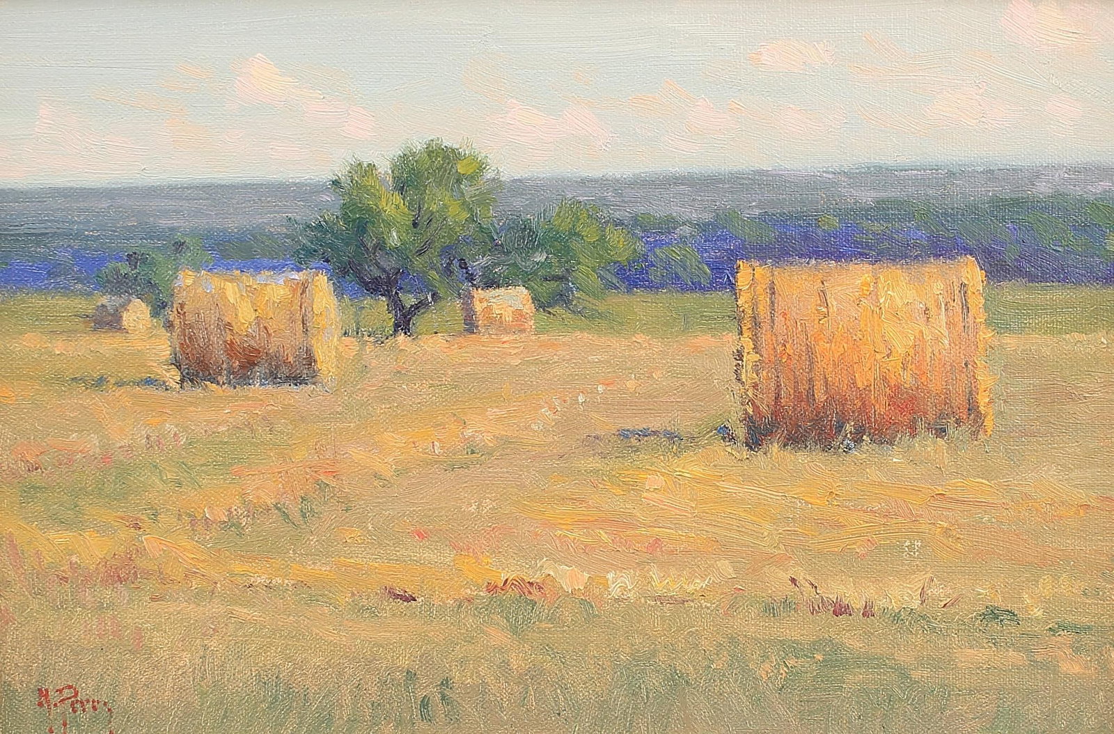 Noe Perez (Am. b. 1958), Hay Bales, 2010 © (1 of 1)