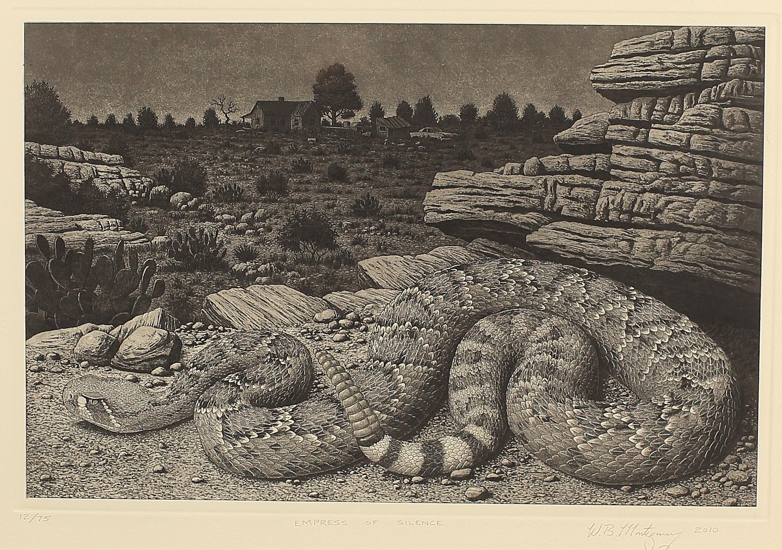 William B. Montgomery (Am. b. 1951), Empress of Silence, ed. 75, 2010 (1 of 1)