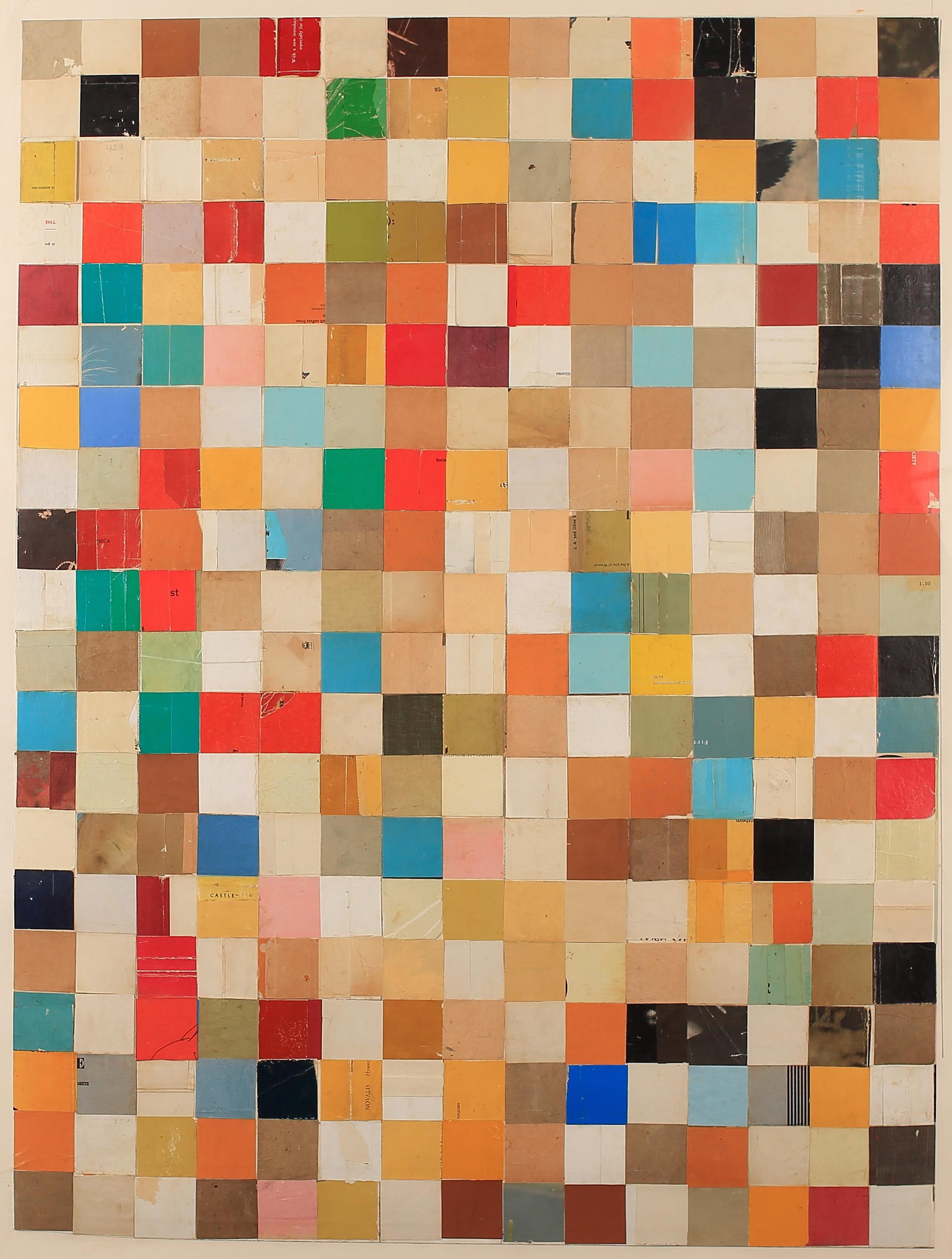 Lance Letscher (Am. b. 1962), Diptych Collage (1 of 2)