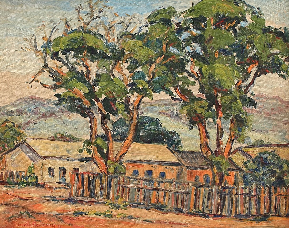 Juanita Montgomery (Am. 1913-1997), Row Houses, West Texas, 1940 (1 of 1)