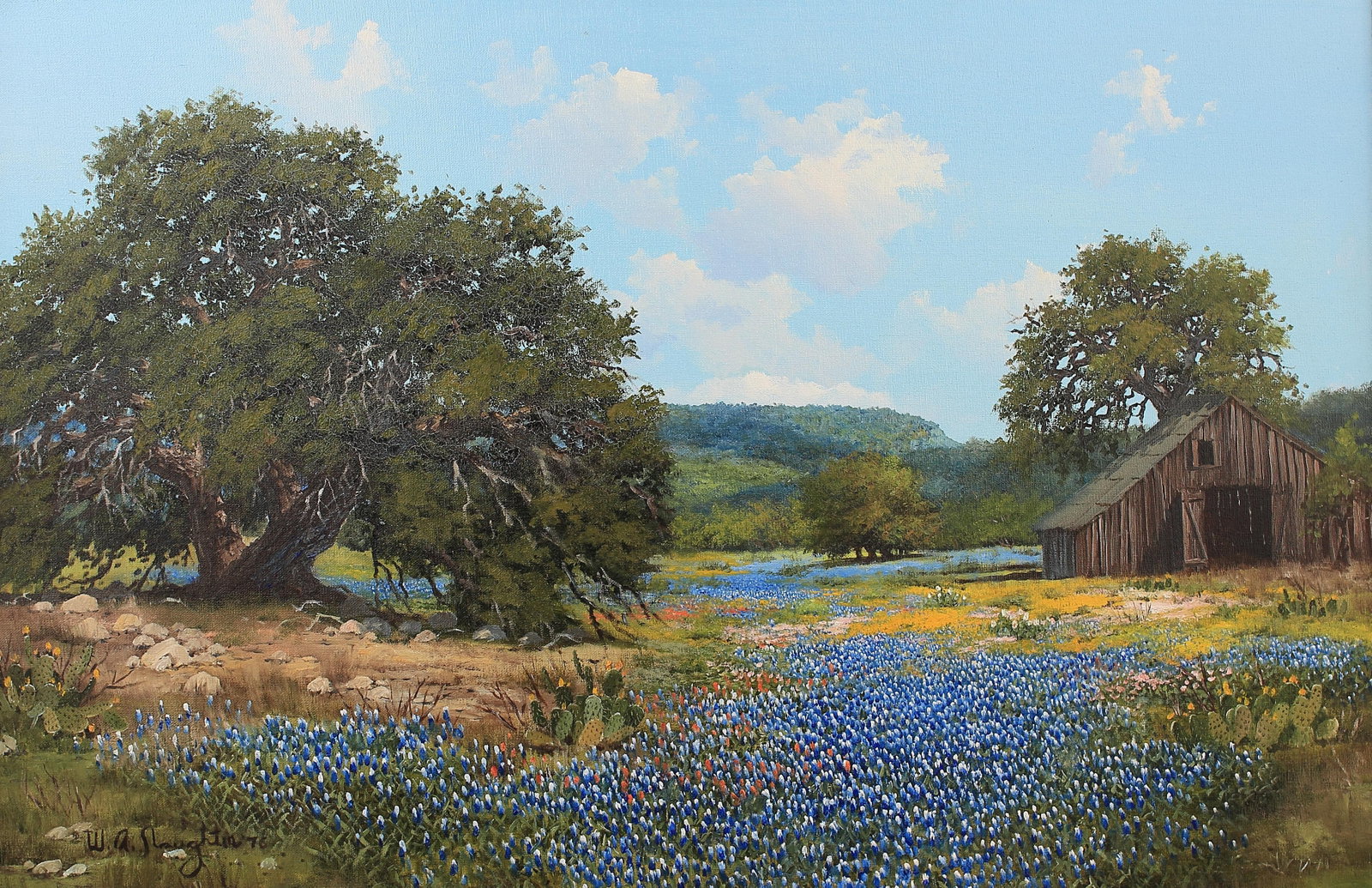 William A. Slaughter (Am. 1923-2003), Texas Bluebonnets, 1976 (1 of 1)