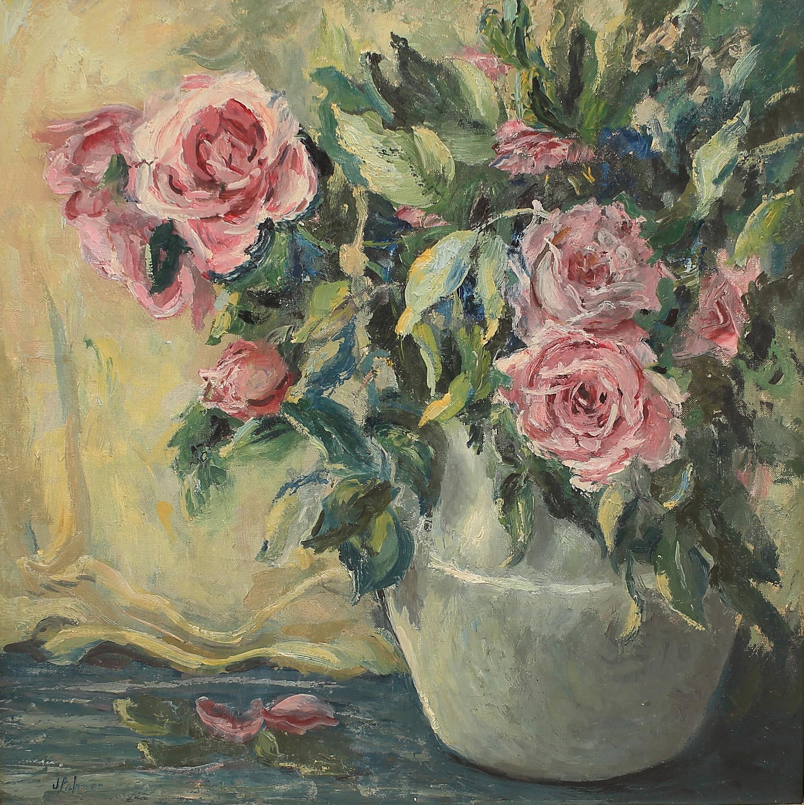 Jessie Palmer (Am. 1882-1956), Still Life with Roses (1 of 1)