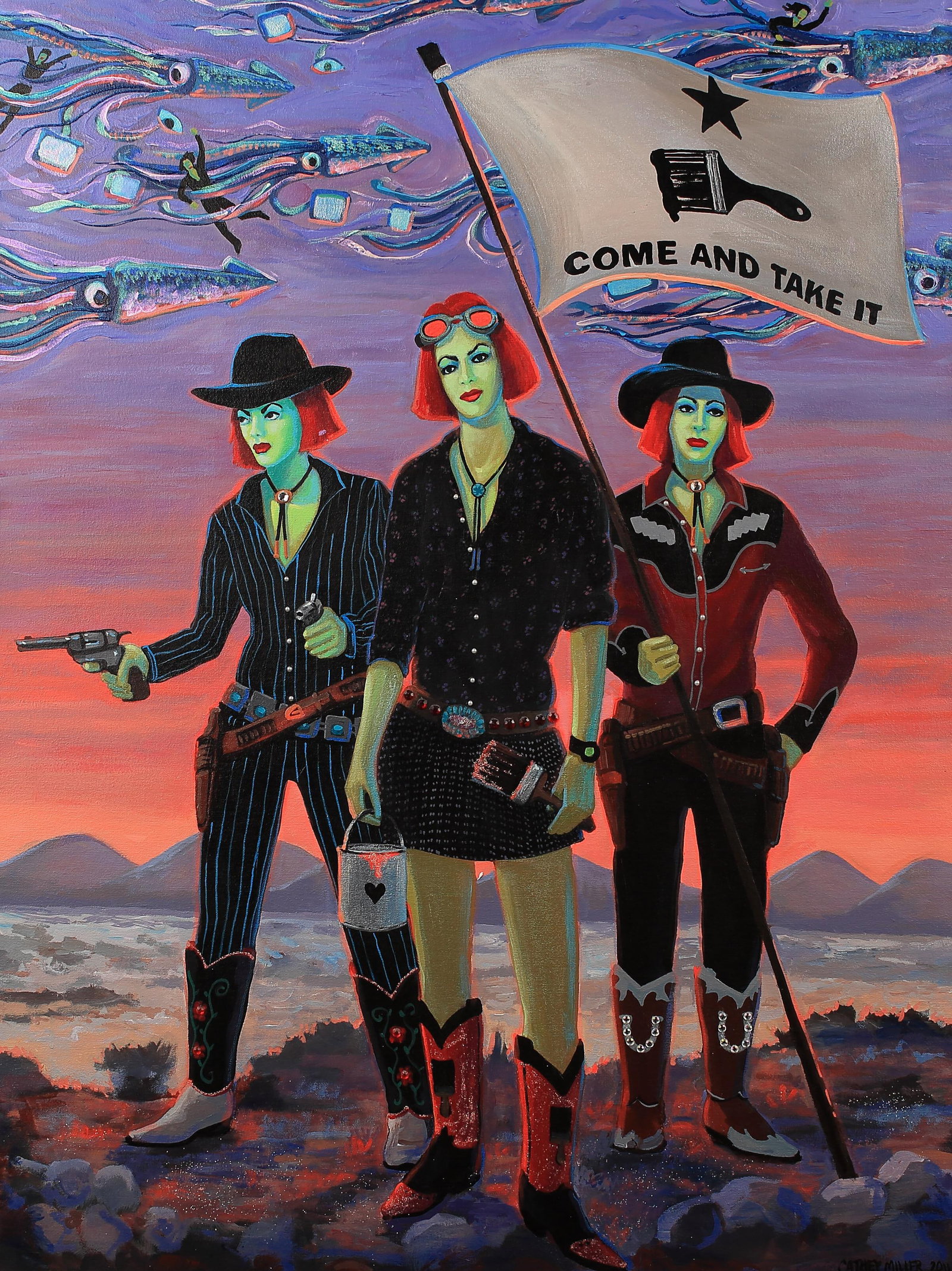 Cathey Miller (Am. 20th/21st Cent.), Come and Take It, 2011 (1 of 1)
