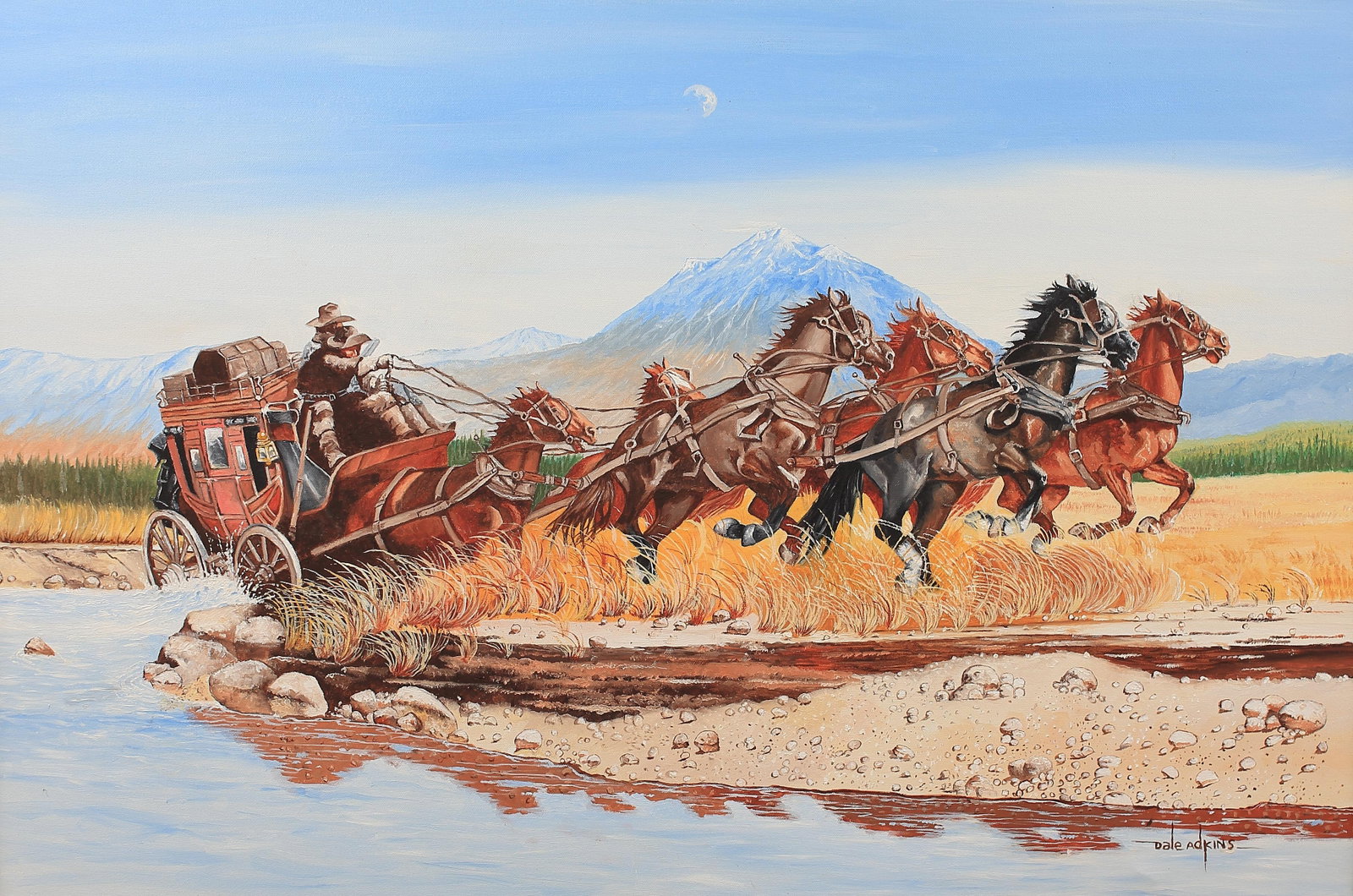 Dale Adkins (Am. 20th/21st Cent.), Last Stage from Tombstone (1 of 1)