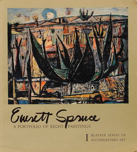 A Portfolio of 8 Paitnigns: Spruce, Everett (Am. 1908-2002) A Portfolio of 8 Paitnigns folio of prints 19 x 17 NS