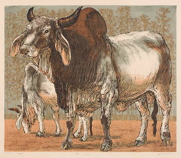 Southern Import: Turner, Janet (Am. 1914-1988) Southern Import serigraph 15 1/2 x 18 1/4 SLR: Janet Turner