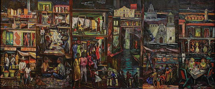 San Antonio, Texas in 1930; 1955