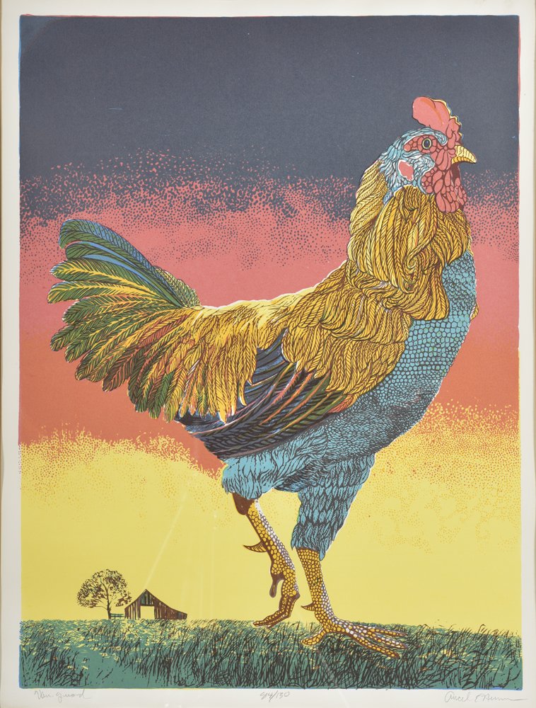 Ancel E. Nunn, Van Guard, Ed. 84/130, serigraph (1 of 3)