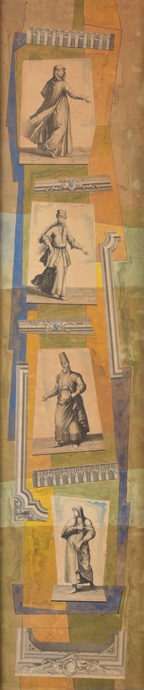 Bror Utter, Untitled - 1961, mixed media on masonite (1 of 8)