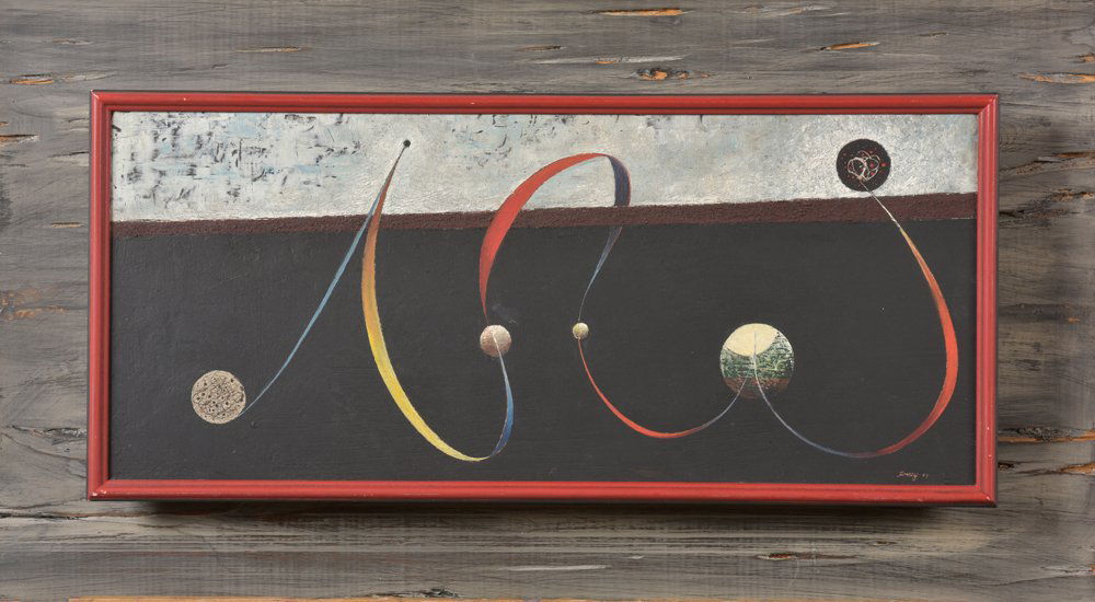 Chester Toney, Submerged Memory of a Melody, 1951, oil (1 of 3)