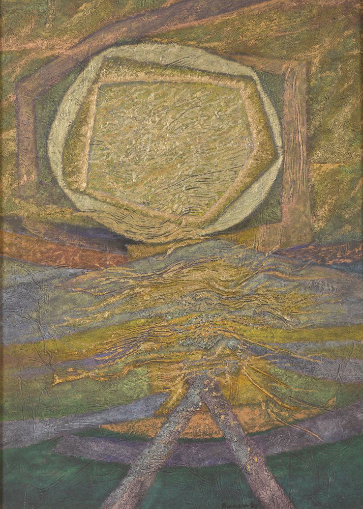 Robert Preusser, From Outer Space, oil on canvas (1 of 3)