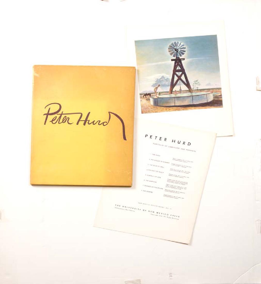 Peter Hurd, Portfolio of Landscape and Portrsits, New: catalogue portfolio