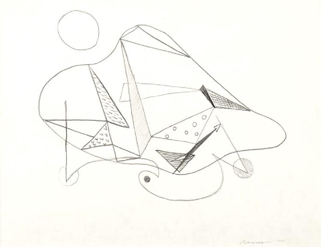 Robert Preusser, Organic Shapes & Line Drawing, 1939, (1 of 1)
