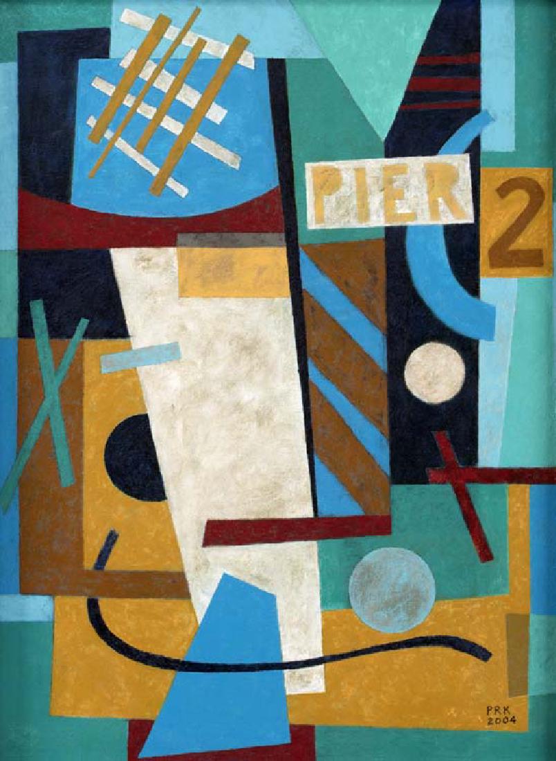 Phil Kimbrough, Pier No. 2, oil on board (1 of 1)