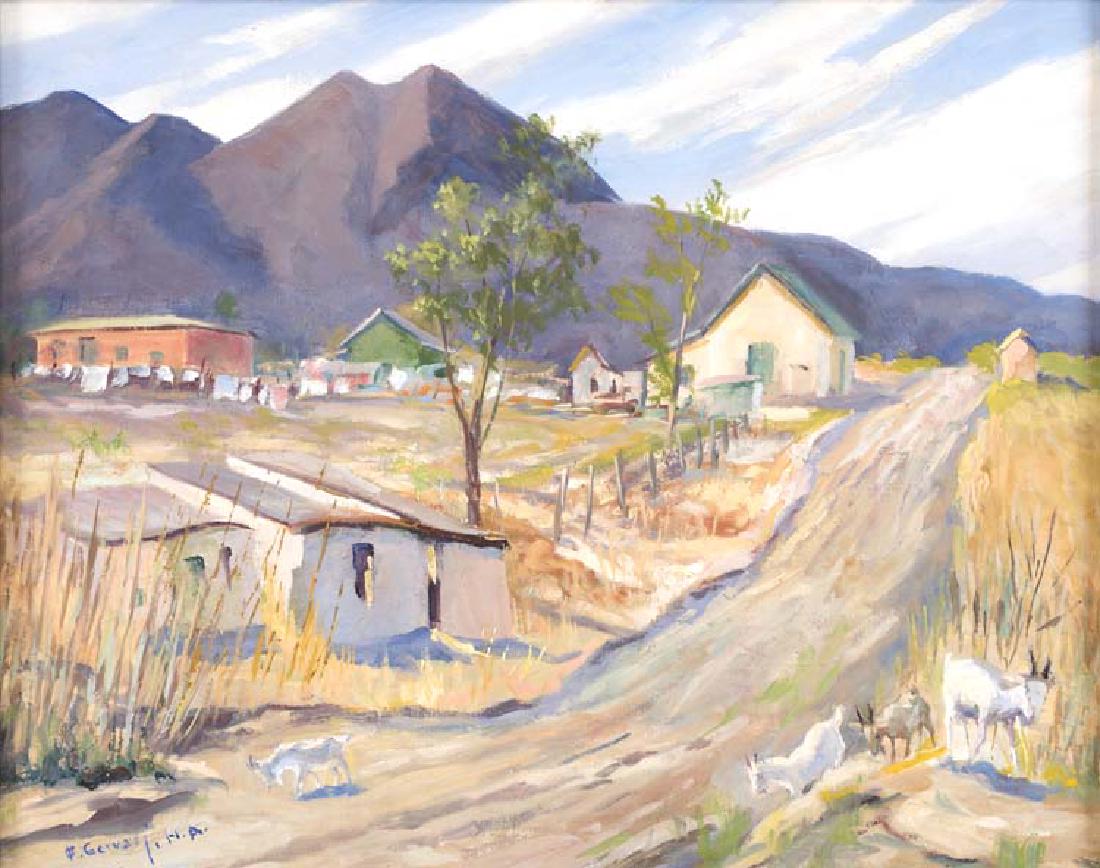 Frank Gervasi, West Texas, oil on masonite (1 of 1)