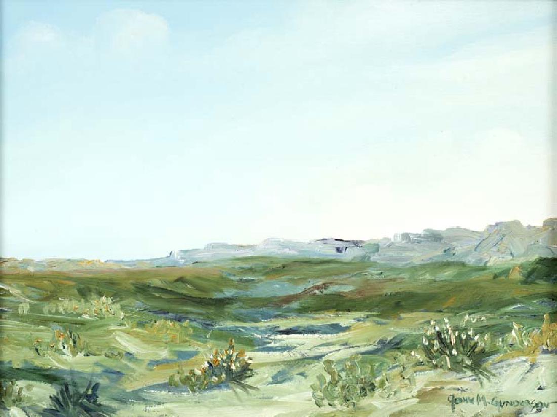 John Gunderson , Landscape, oil on canvas (1 of 1)