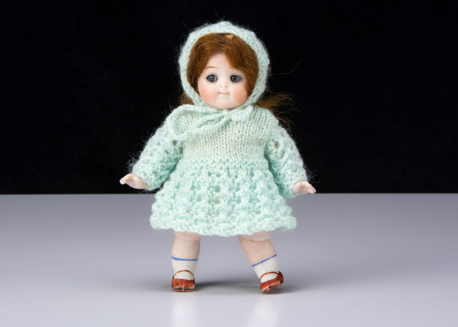 A small Kestner all-bisque 111 googly eyed doll, (1 of 2)