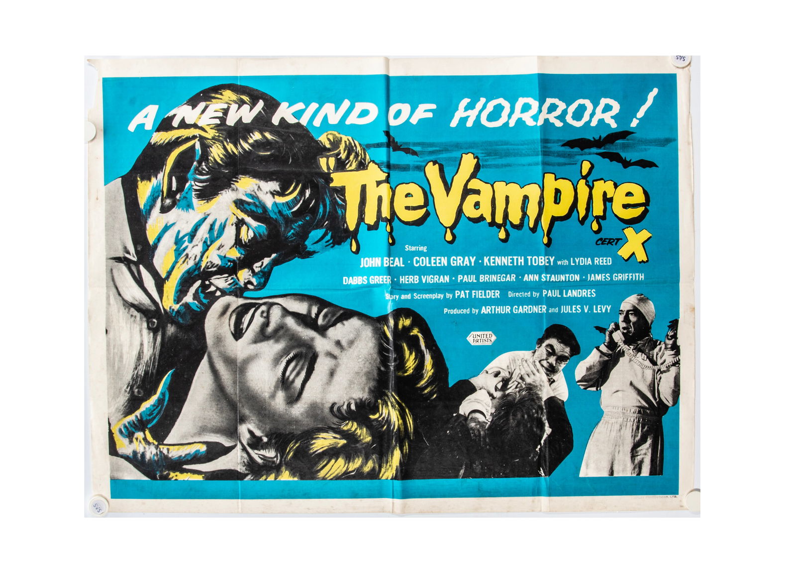 The Vampire (1957) Quad Poster, (1 of 1)