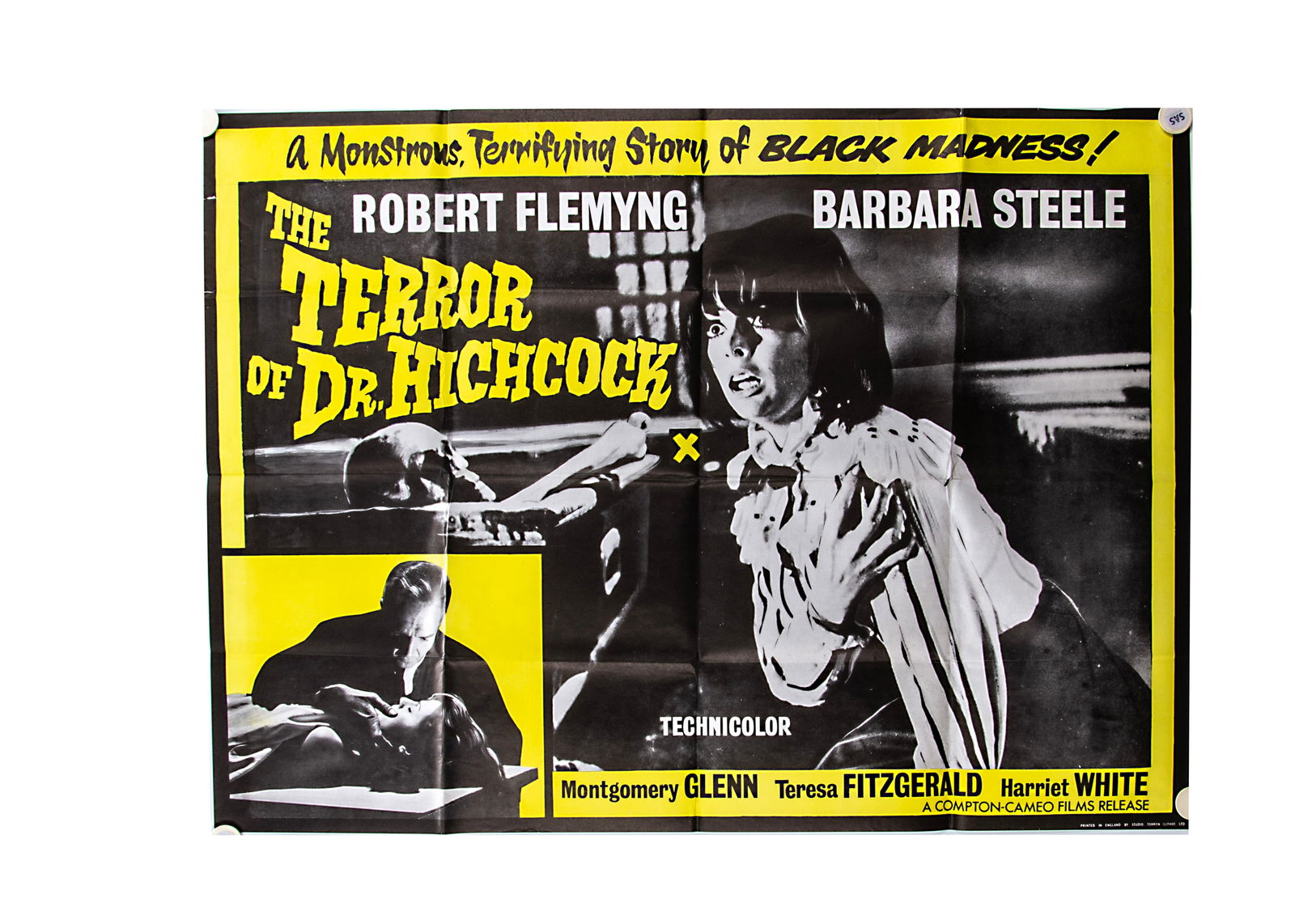 The Terror Of Dr. Hitchcock (1962) Quad Poster, (1 of 1)
