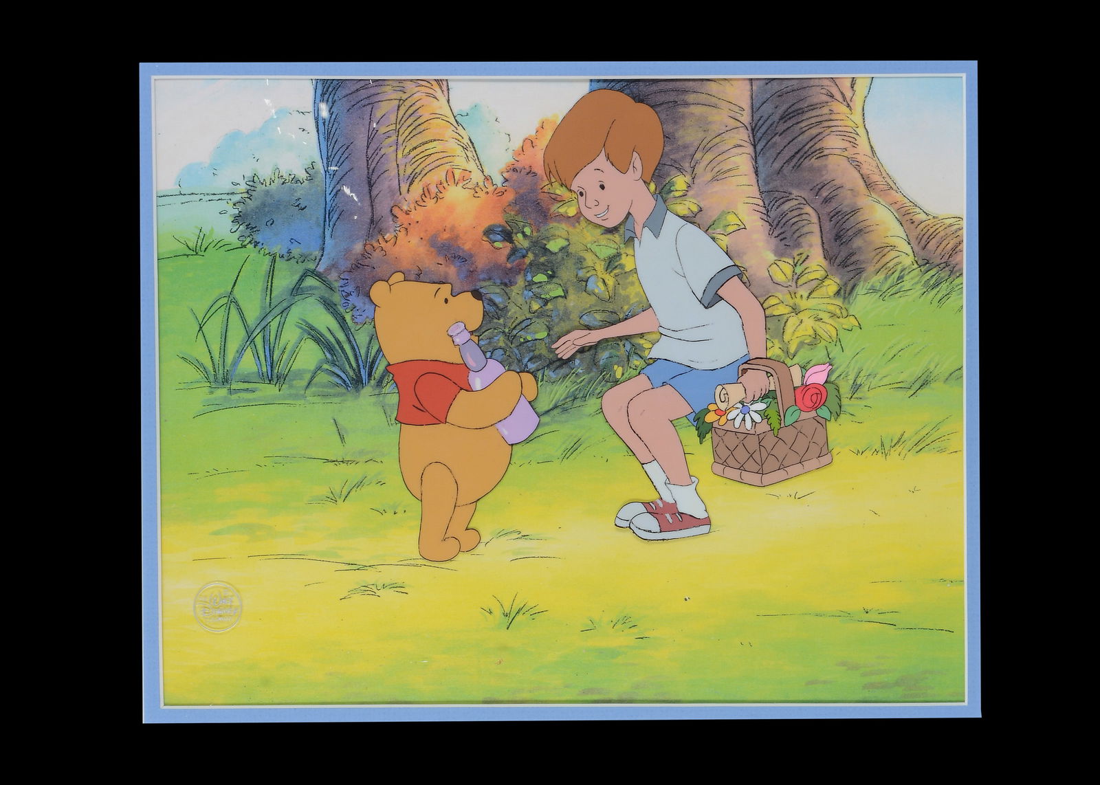 An original Walt Disney production cel from ‘The New Adventures of Winnie the Pooh’, (1 of 1)