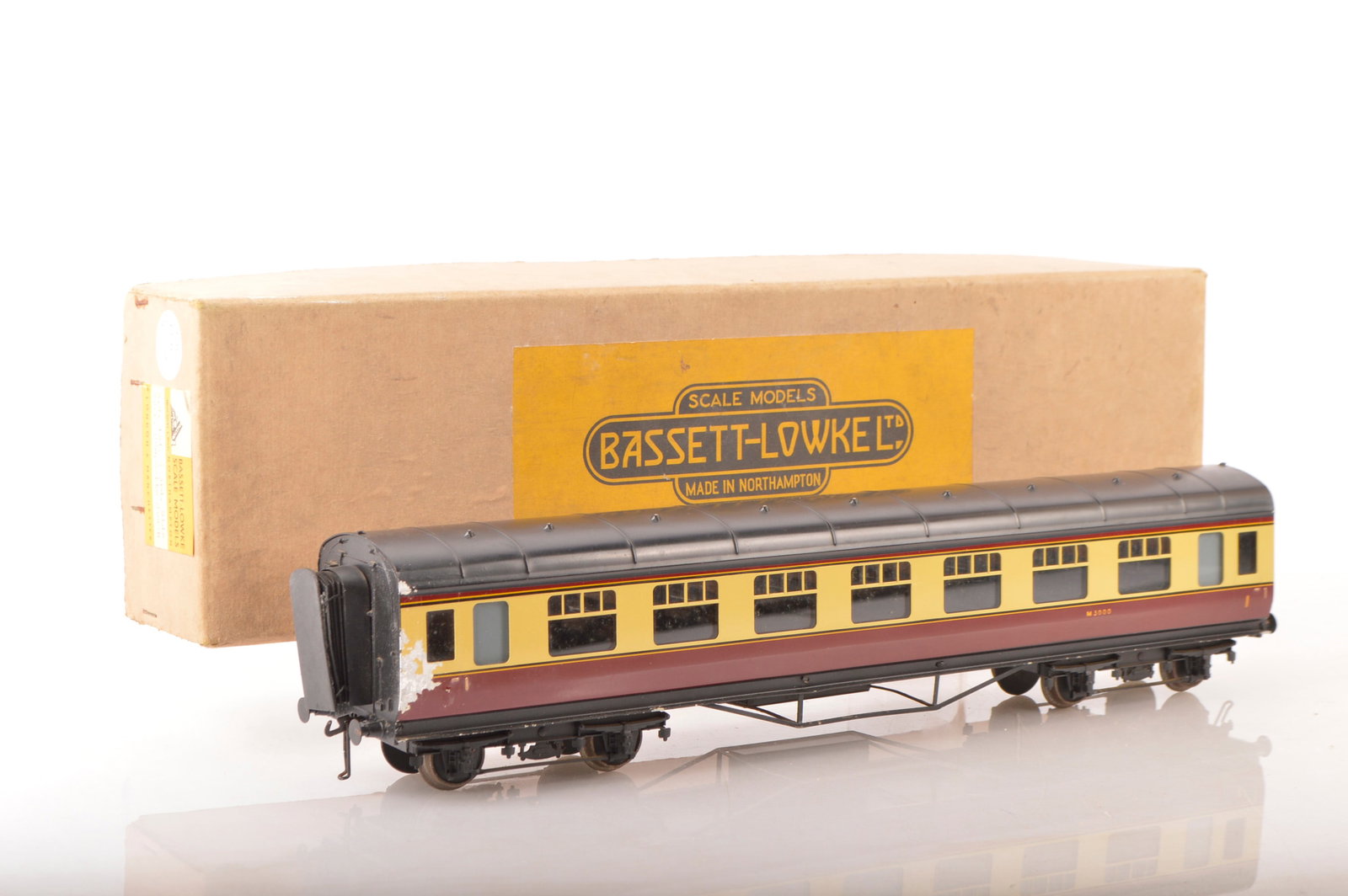 Exley 0 Gauge K6 BR Crimson & Cream 1st/3rd Side Corridor Coach, (1 of 1)
