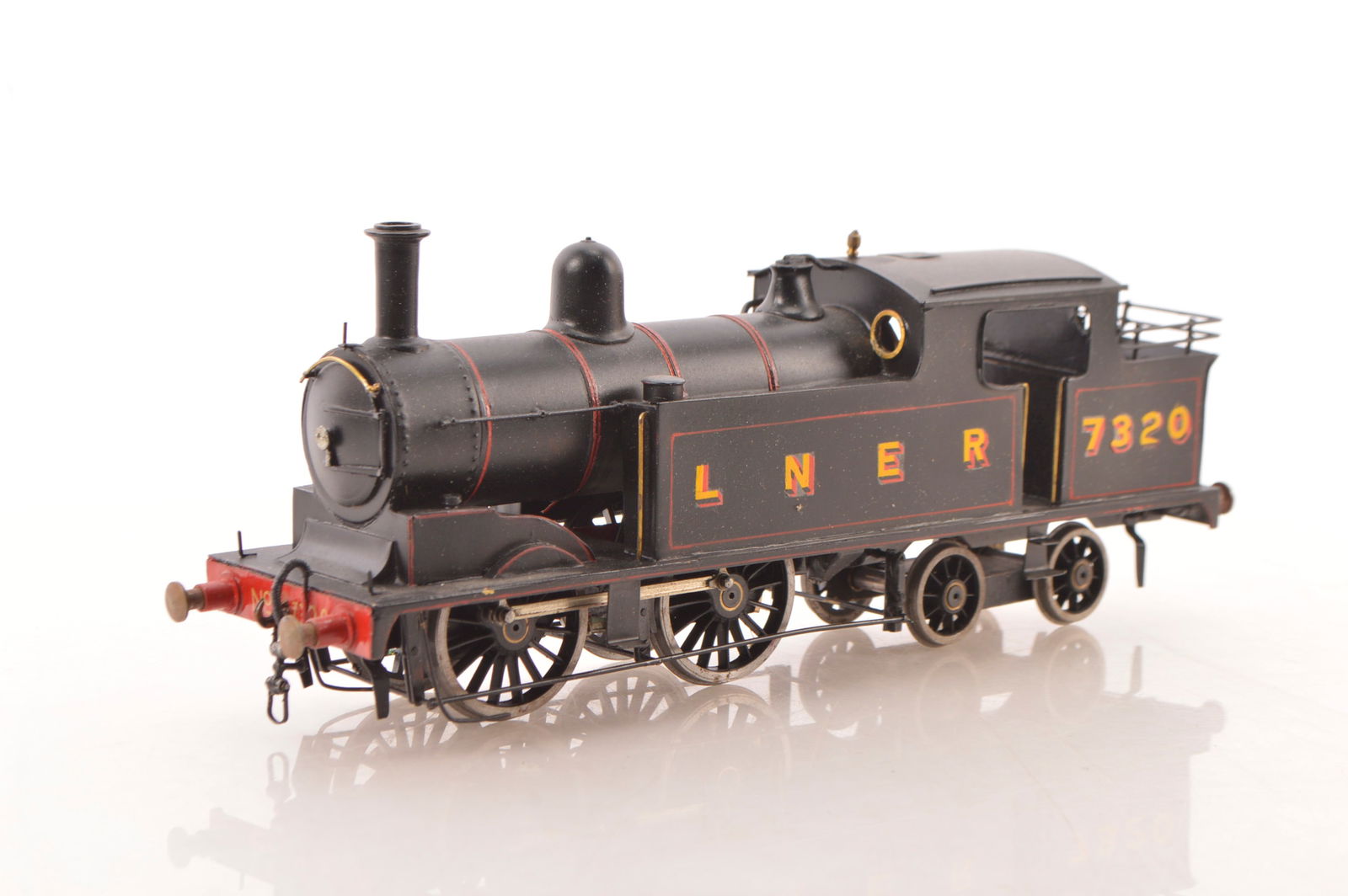 A kit-built Finescale 0 Gauge 2-rail electric LNER 0-4-4 Tank Locomotive,: A kit-built Finescale 0 Gauge 2-rail electric LNER 0-4-4 Tank Locomotive, of the LNER class G5 (ex-NER), the model neatly constructed from an unidentified etched brass kit and finished in lined black