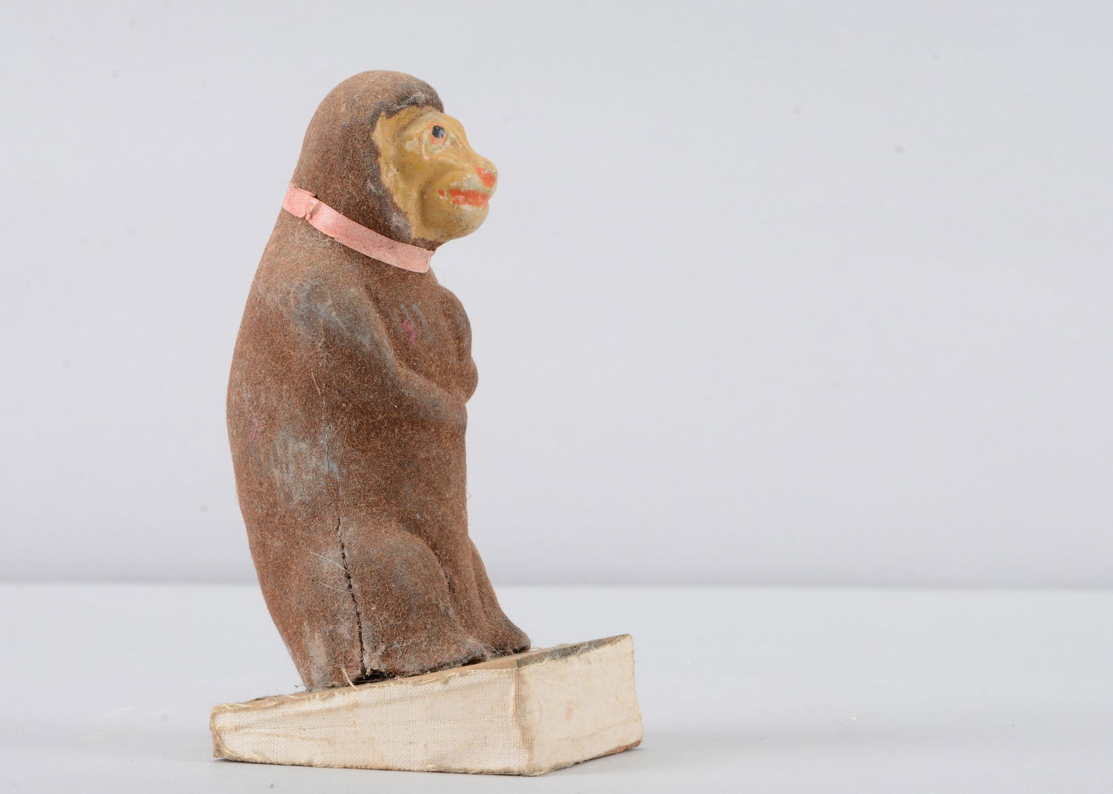 A late 19th century Thüringen monkey squeak toy, (1 of 5)