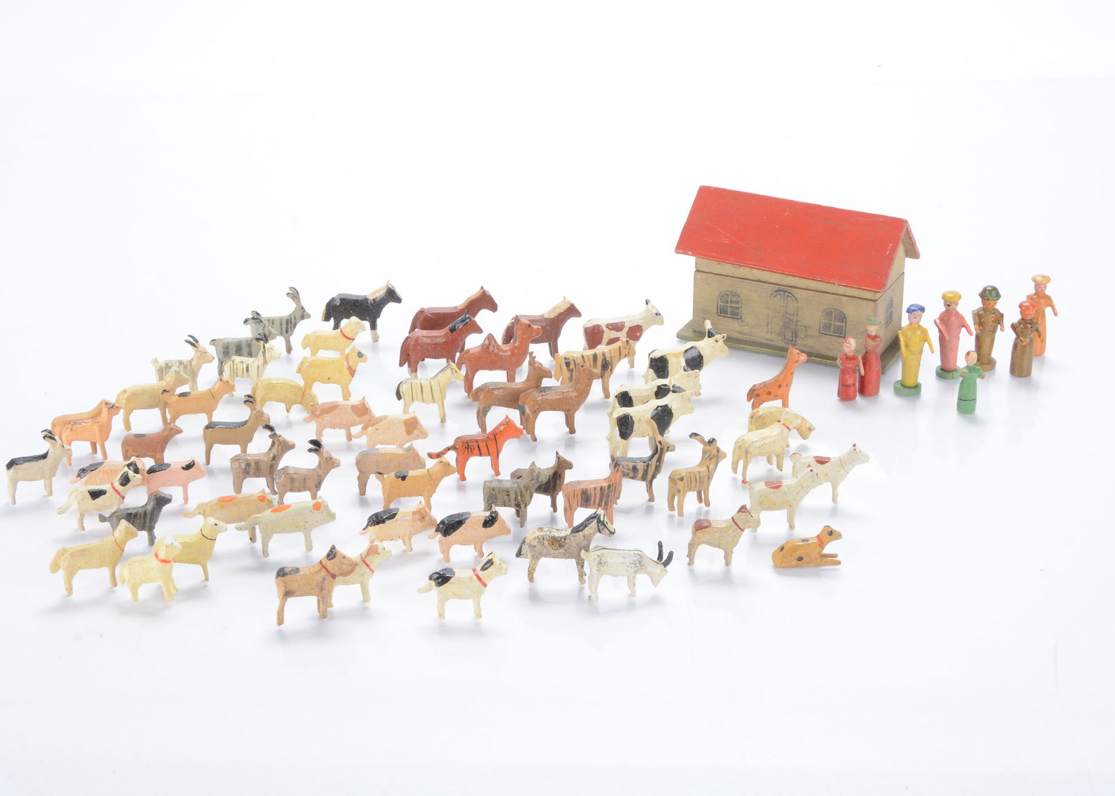 An Erzgebirge miniature Noah’s Ark, (1 of 1)