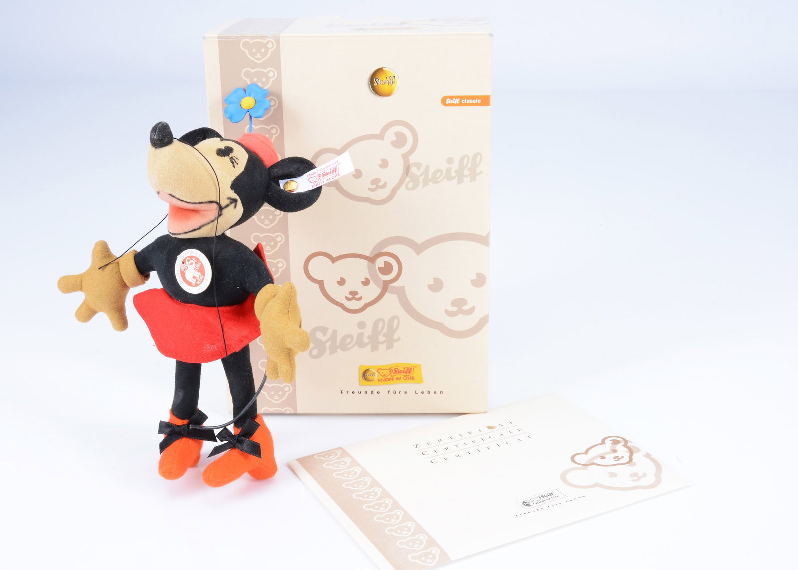 A Steiff limited edition Minnie Mouse replica, (1 of 1)