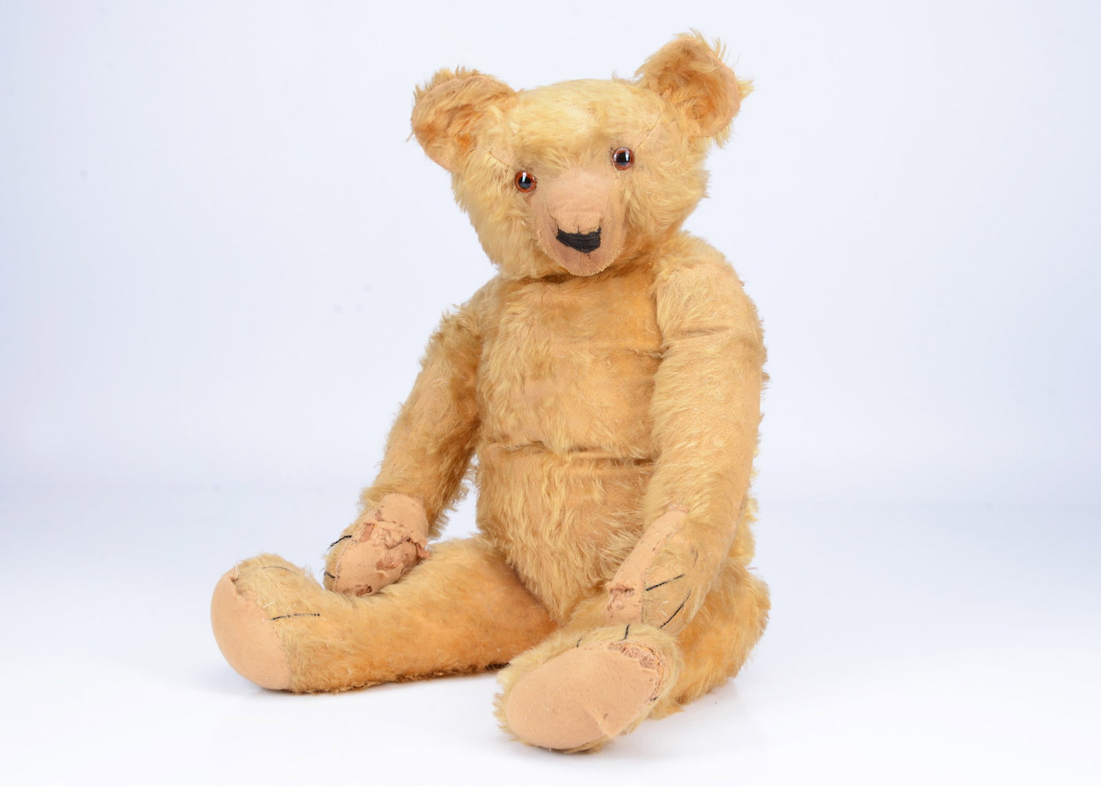 A large 1930s Chad Valley/Peacocks teddy bear, (1 of 2)