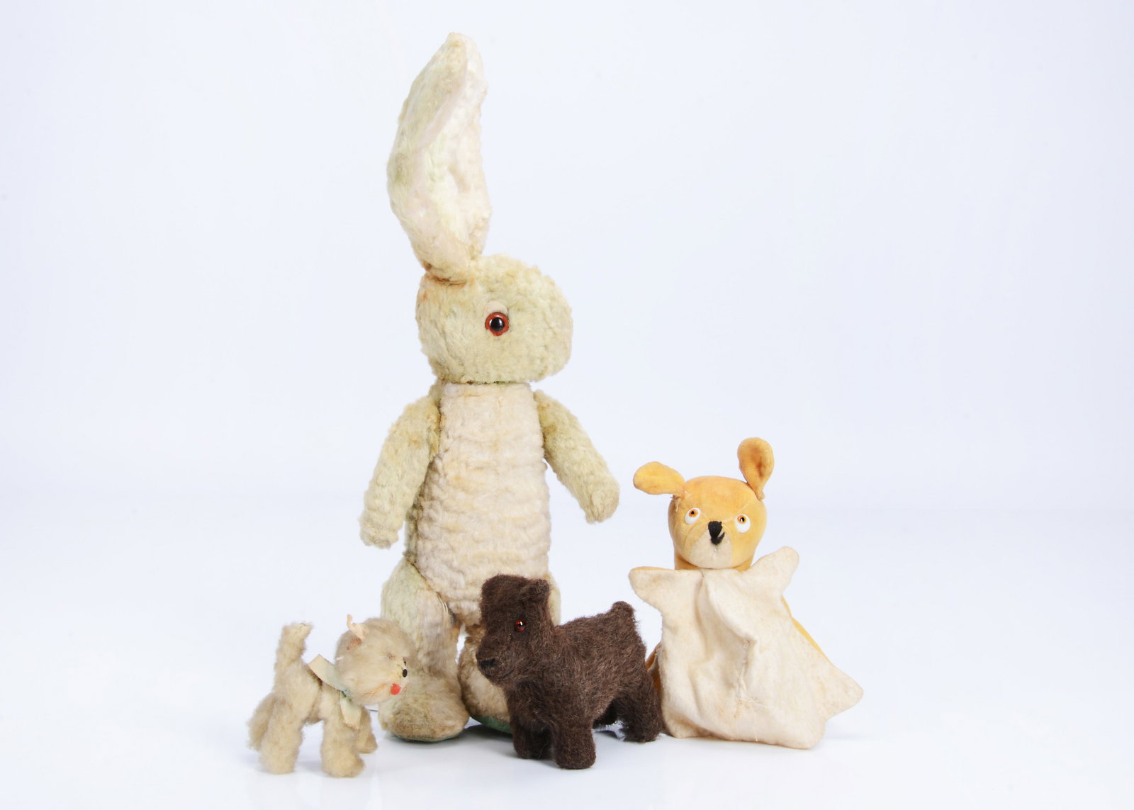 Four soft toy animals, (1 of 1)