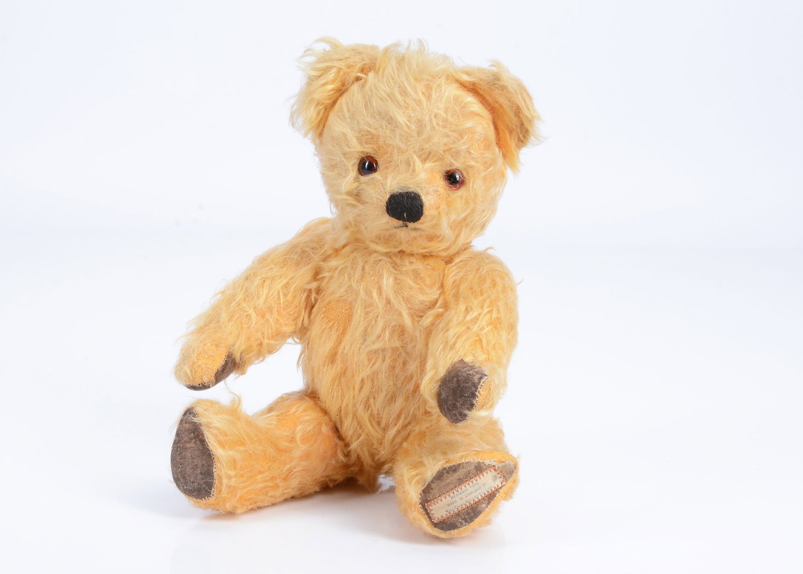 A small 1950s Chad Valley teddy bear, (1 of 2)