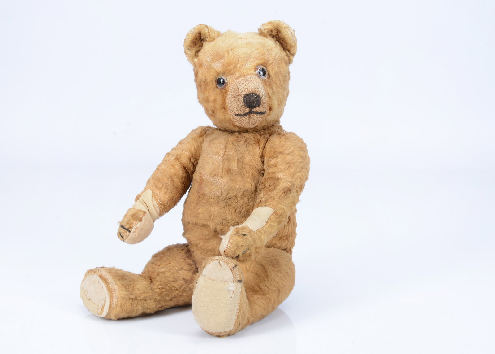 A 1930s Chiltern art silk small teddy bear, (1 of 2)