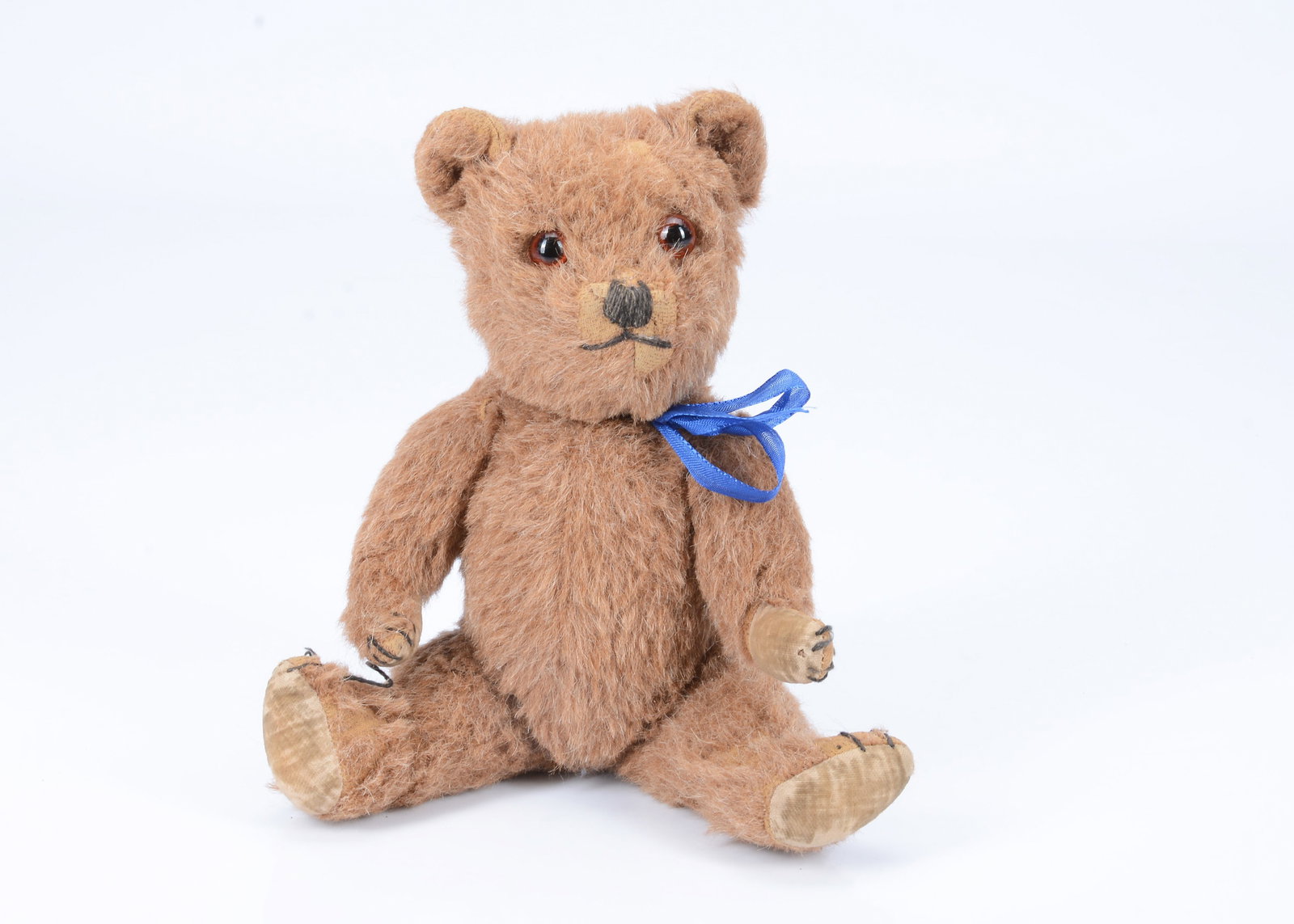 A rare post-war Chiltern brown wool plush teddy bear, (1 of 2)