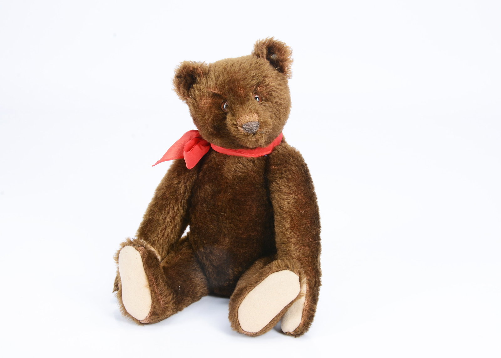 A rare Steiff US Zone 1947-53 brown teddy bear, (1 of 2)