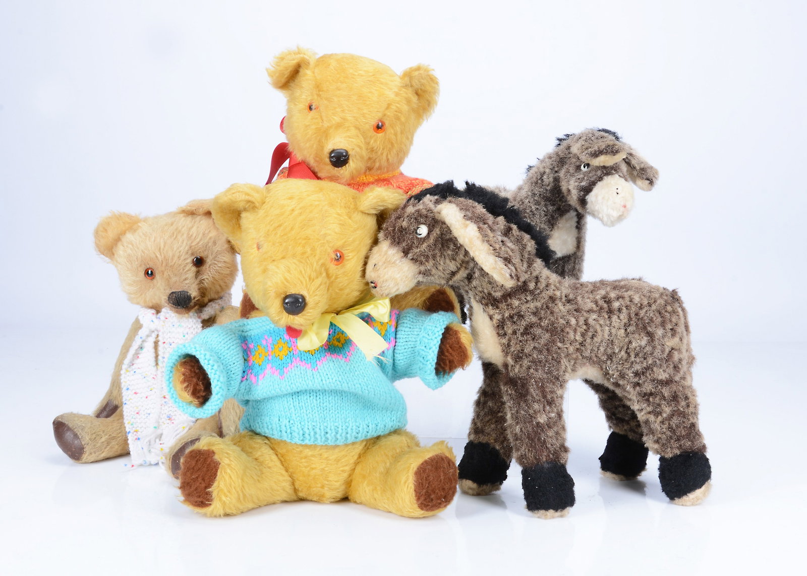 Five Irish teddy bears and soft toys, (1 of 1)