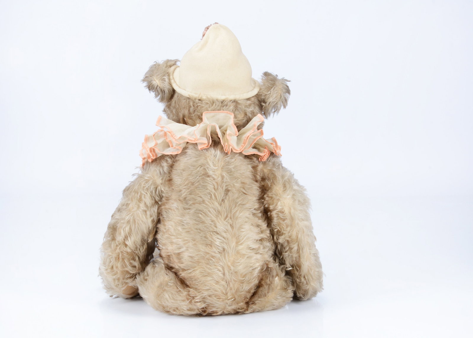 A rare large Steiff brown tipped mohair Teddy Clown bear, with provenance circa 1927, - 9