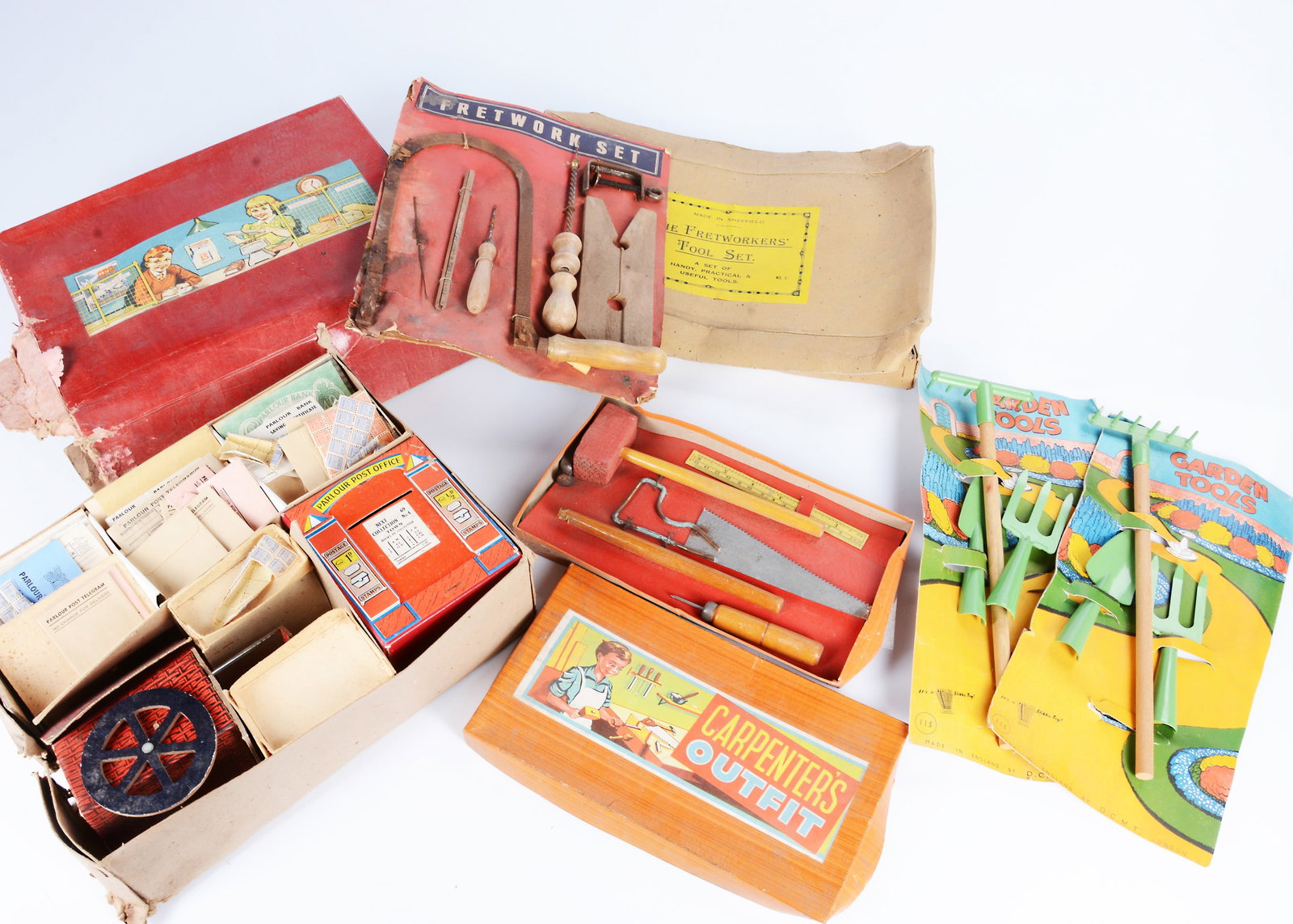 Two D.C.M.T. Garden Tools toy sets, (1 of 1)