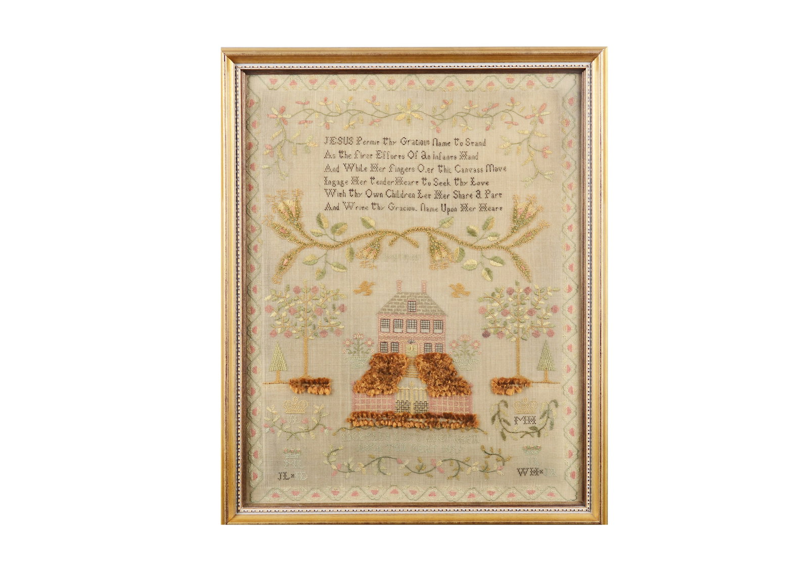 An early 19th century Scottish sampler by Isebella Leys, 1811, (1 of 1)