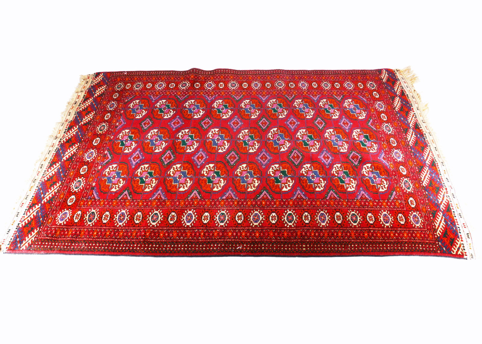 An early 20th century woollen Teke Turkoman rug, (1 of 1)