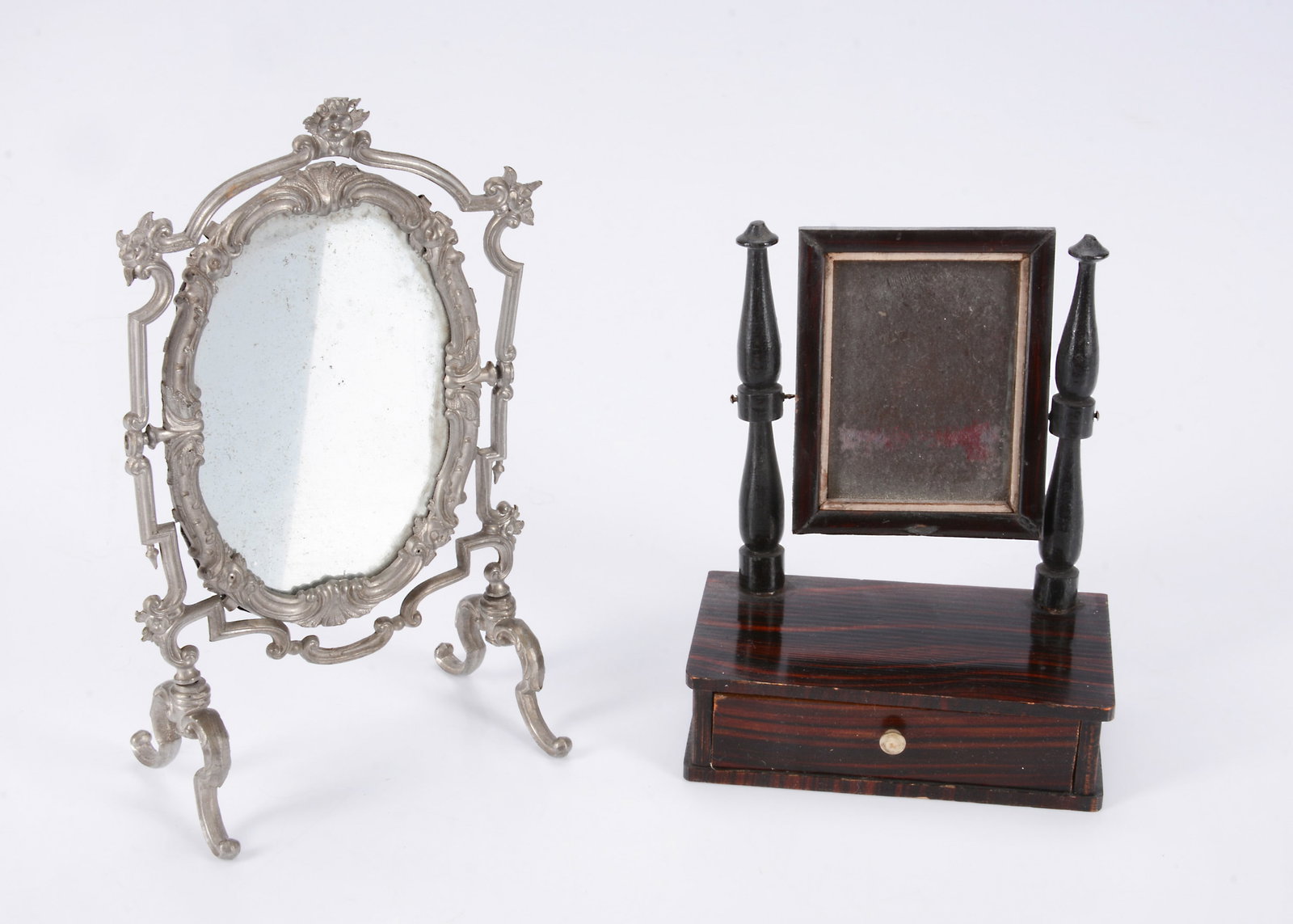 Two doll’s or large dolls’ house toilet mirrors, (1 of 1)